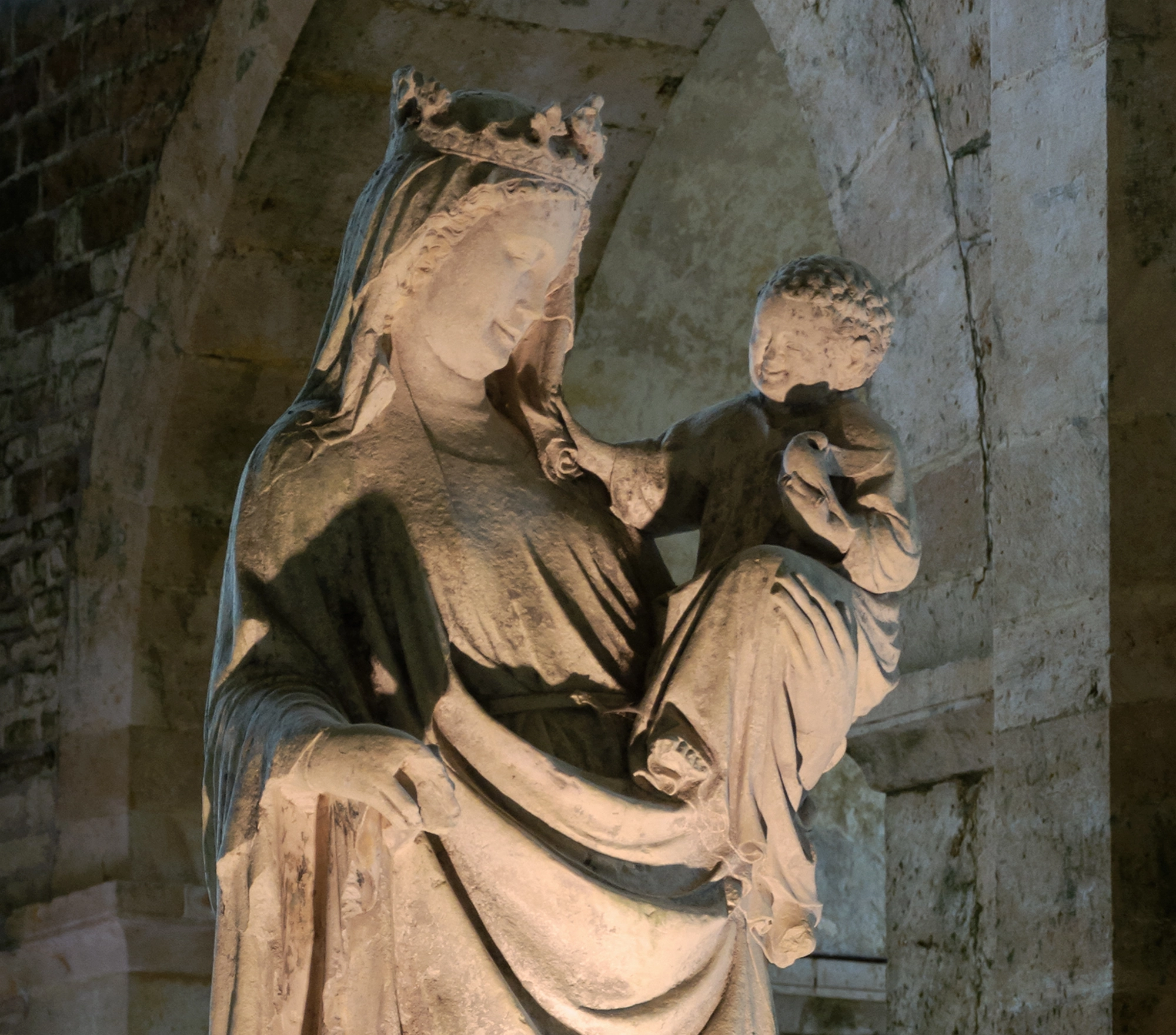 abbaye fontenay vierge